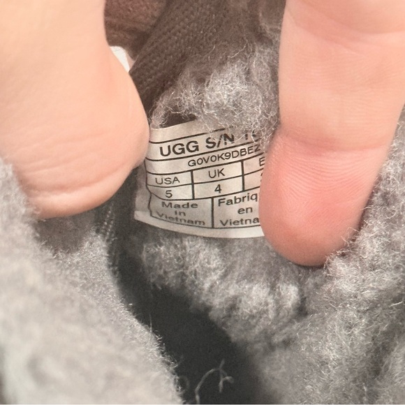 Women’s UGG Neumel Boot Suede Charcoal Grey Size 5 - Picture 6 of 6